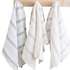 Striped Kitchen Towel by Beflax Linen