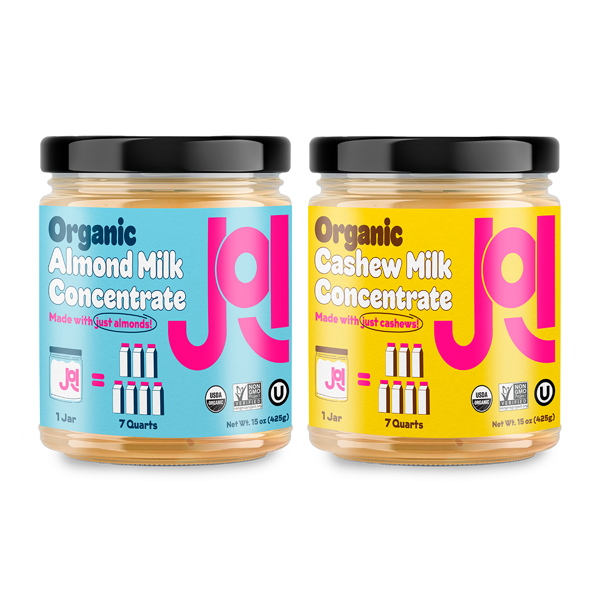 Organic Almond & Organic Cashew 2-Pack