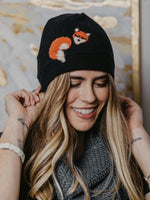 Sleeping Fox Cashmere Hat