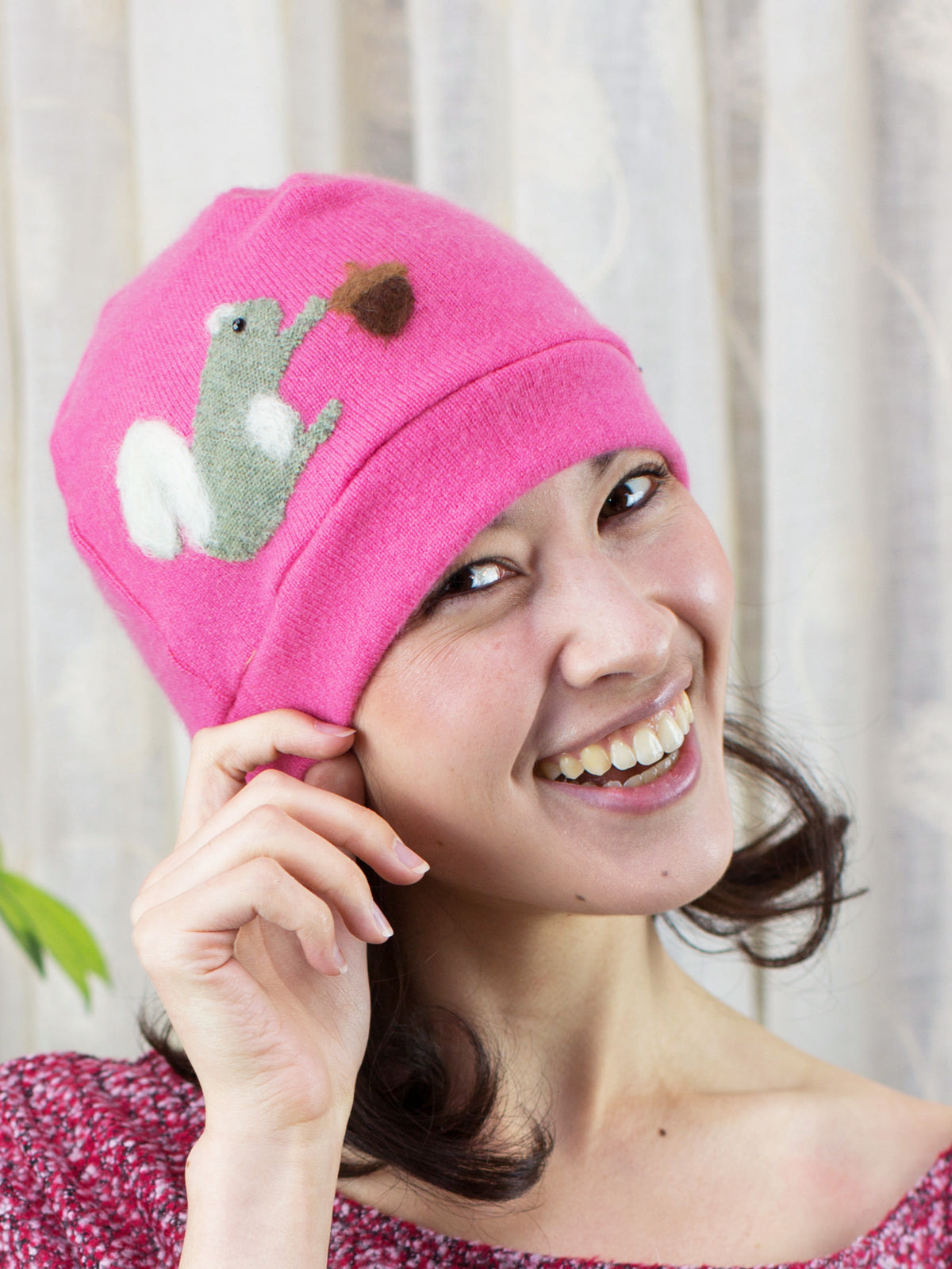 Squirrel Cashmere Hat