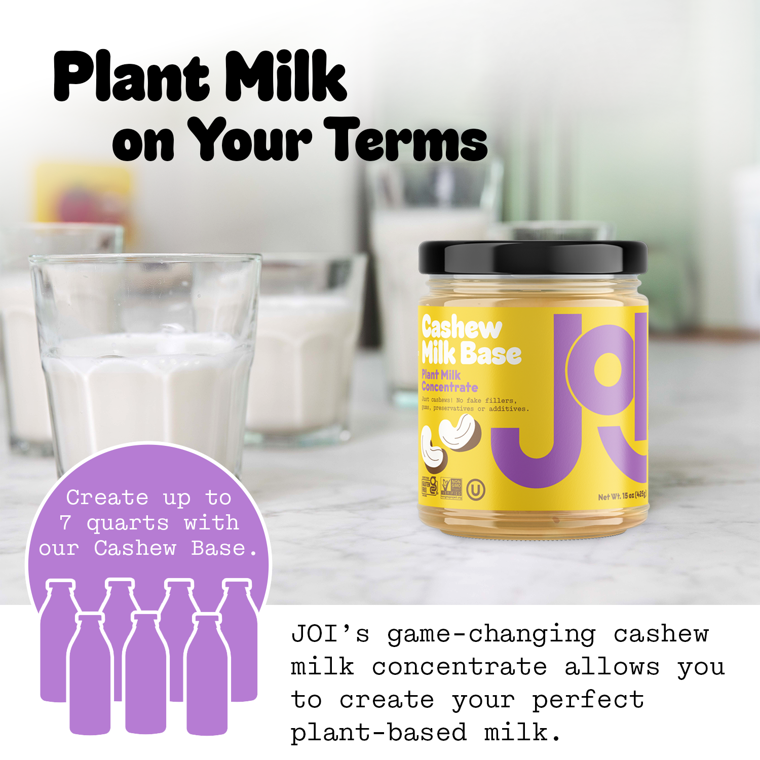 Cashew Milk Base 4-Pack