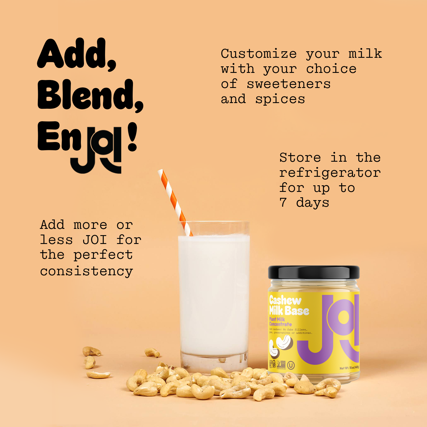 Cashew Milk Base 4-Pack