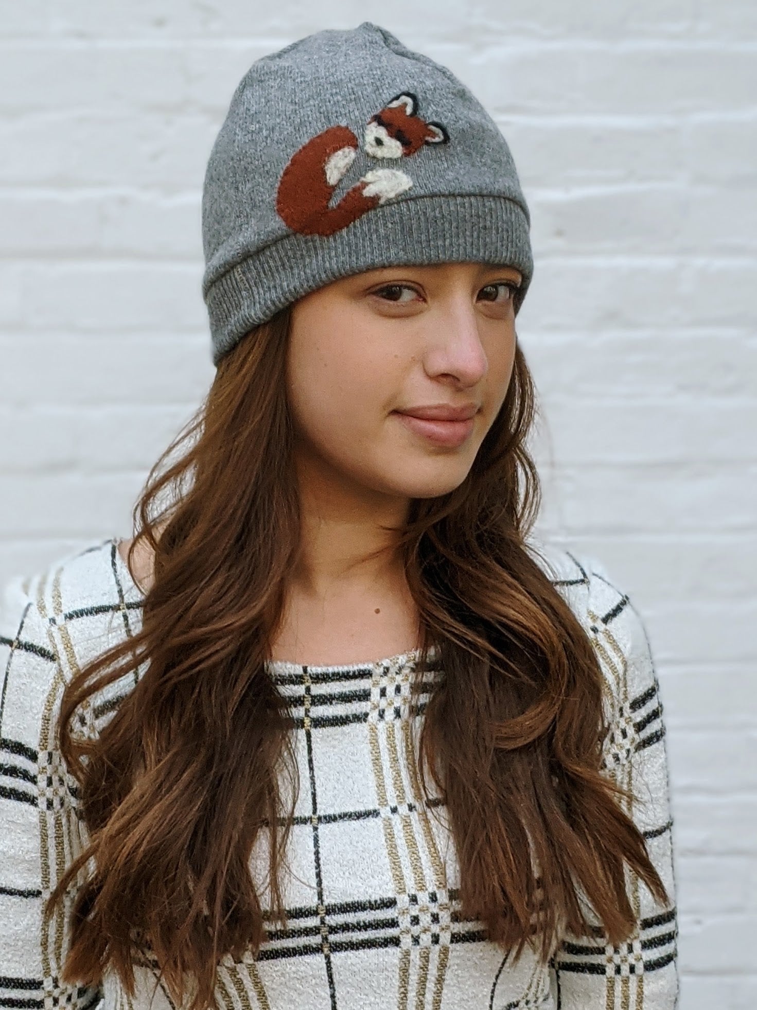 Sleeping Fox Cashmere Hat