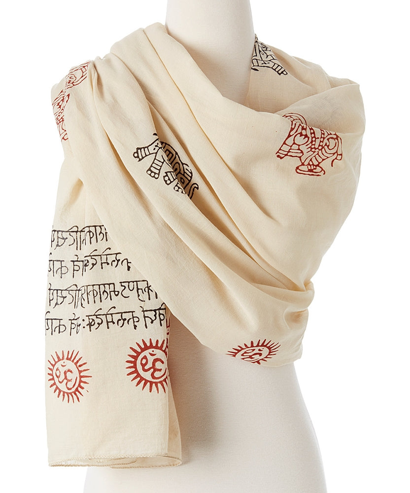 Ganesh Mantra blessing  Prayer Shawl