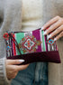 Geo Paisley Velvet Mini Clutch