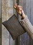 Golden Navy Tweed Purse