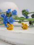 Tri Leaf Stud Earrings