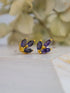 Tri Leaf Stud Earrings