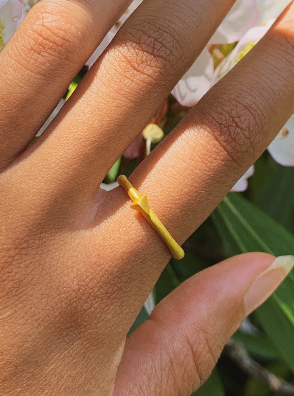 Triangle Stud Stacking Ring - FINAL SALE