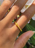 Triangle Stud Stacking Ring - FINAL SALE