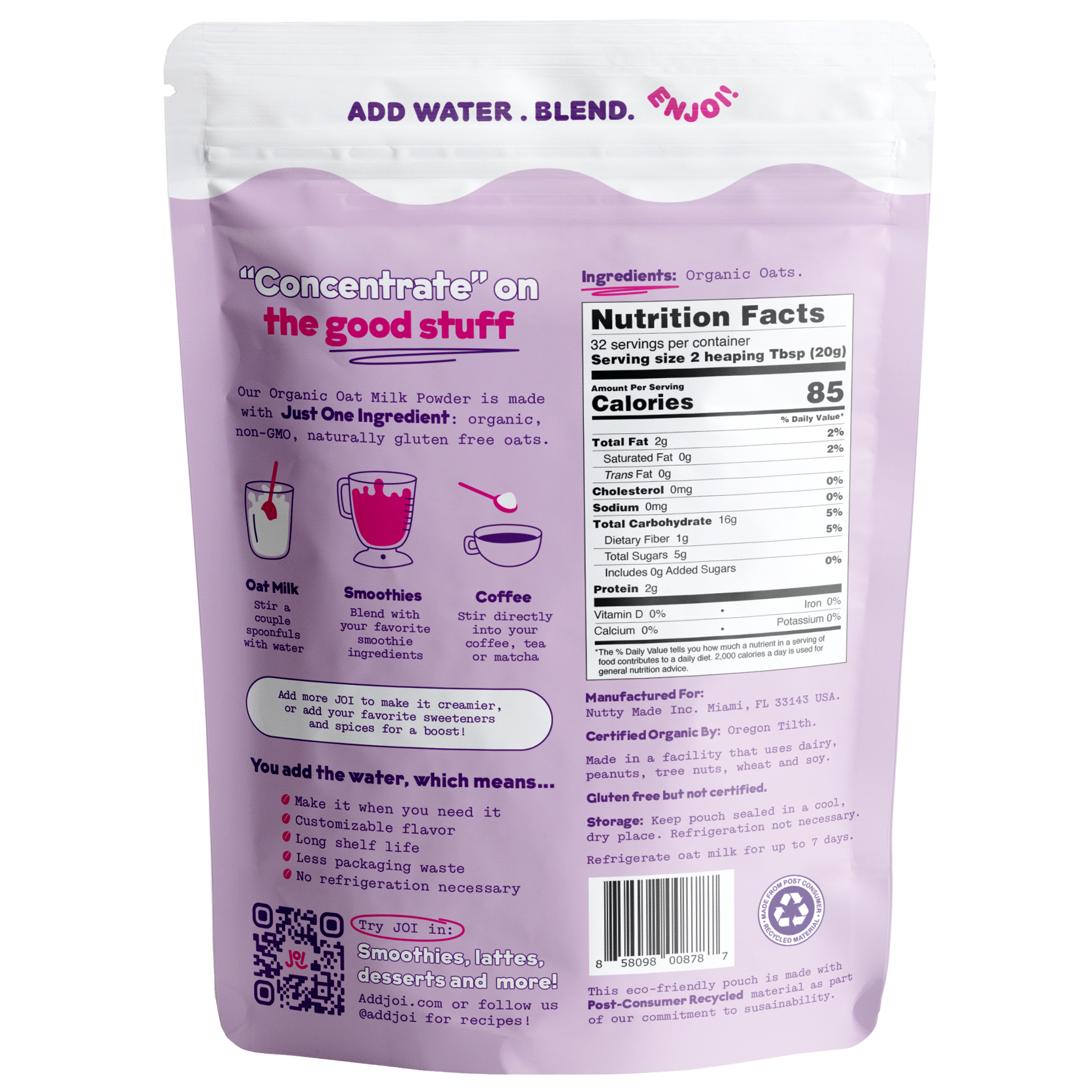 Instant Organic Oat & Organic Almond 2-Pack