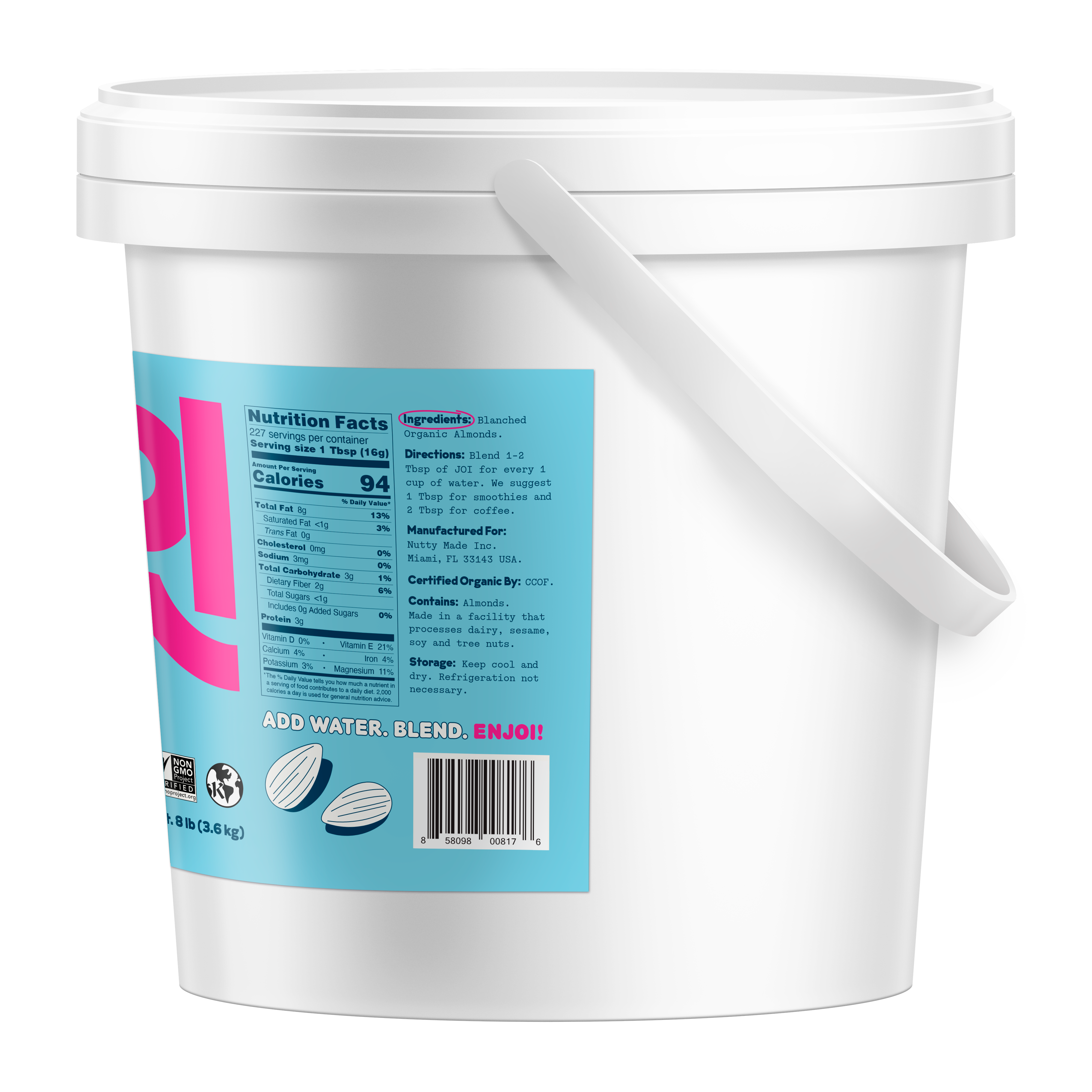 Organic Almond Base - Bulk