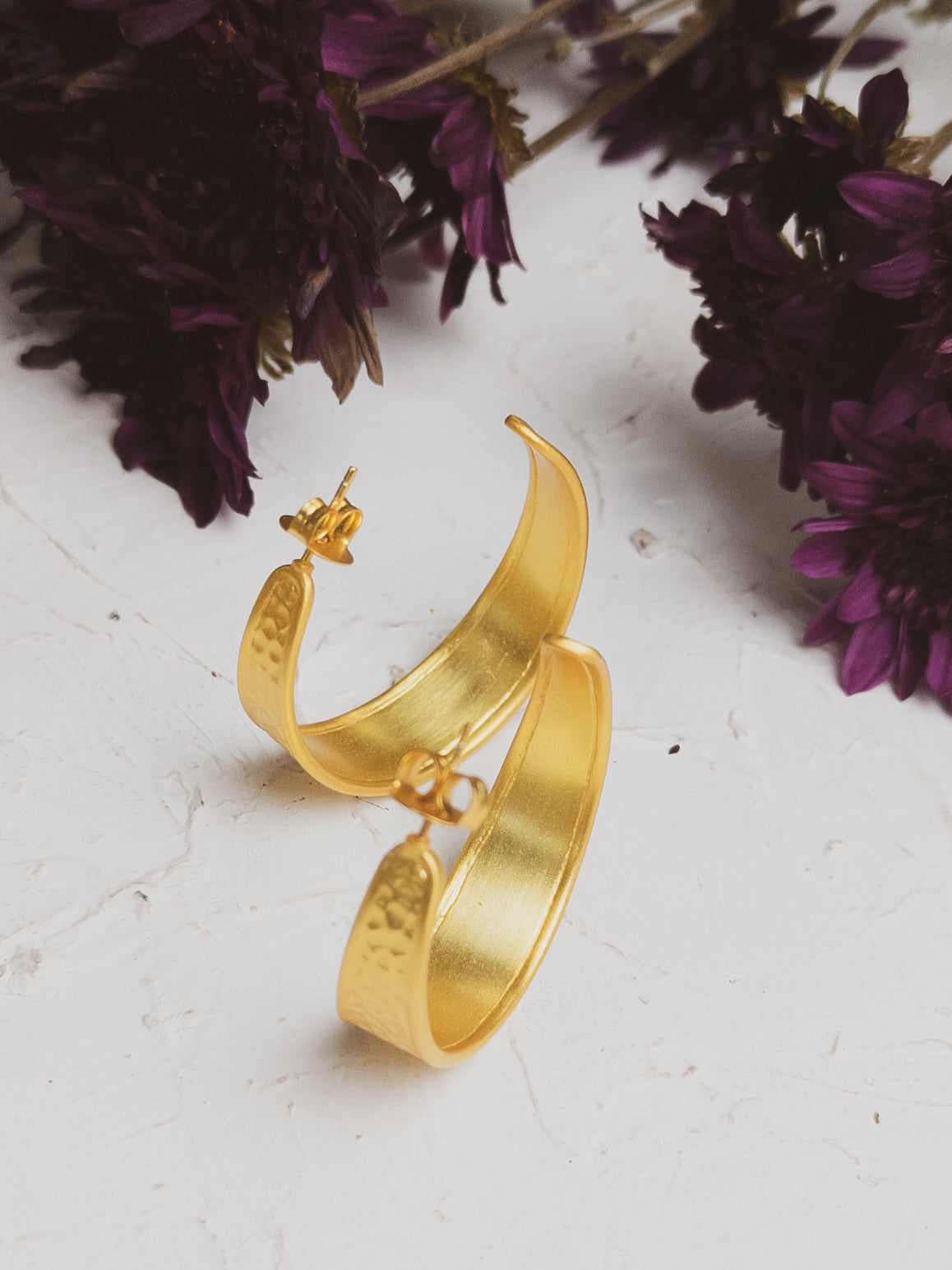 Golden Road Hoop Earrings - FINAL SALE