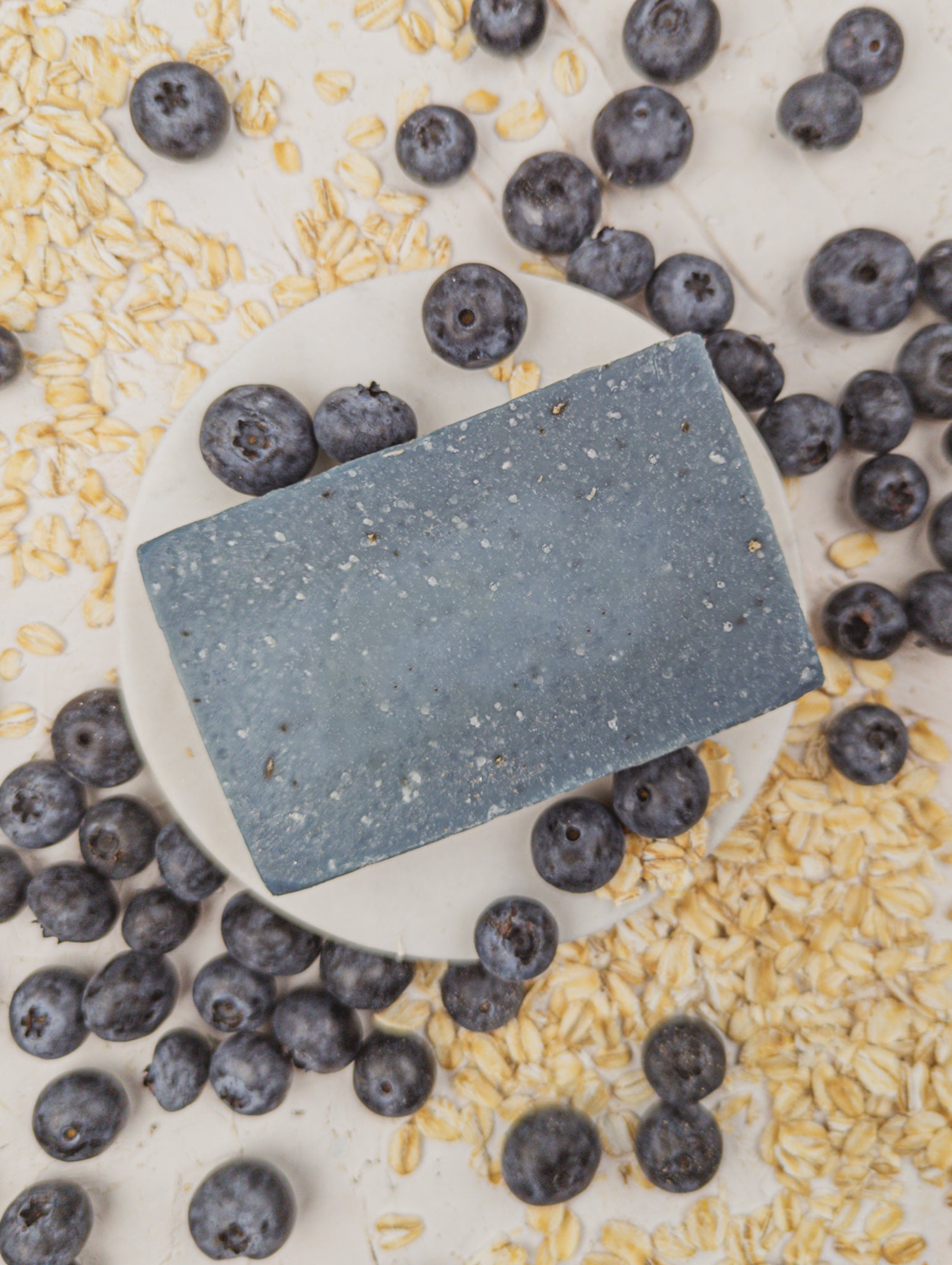 Blueberry Oat Soap Scrub Bar