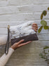 Winona Embroidered Linen Wristlet
