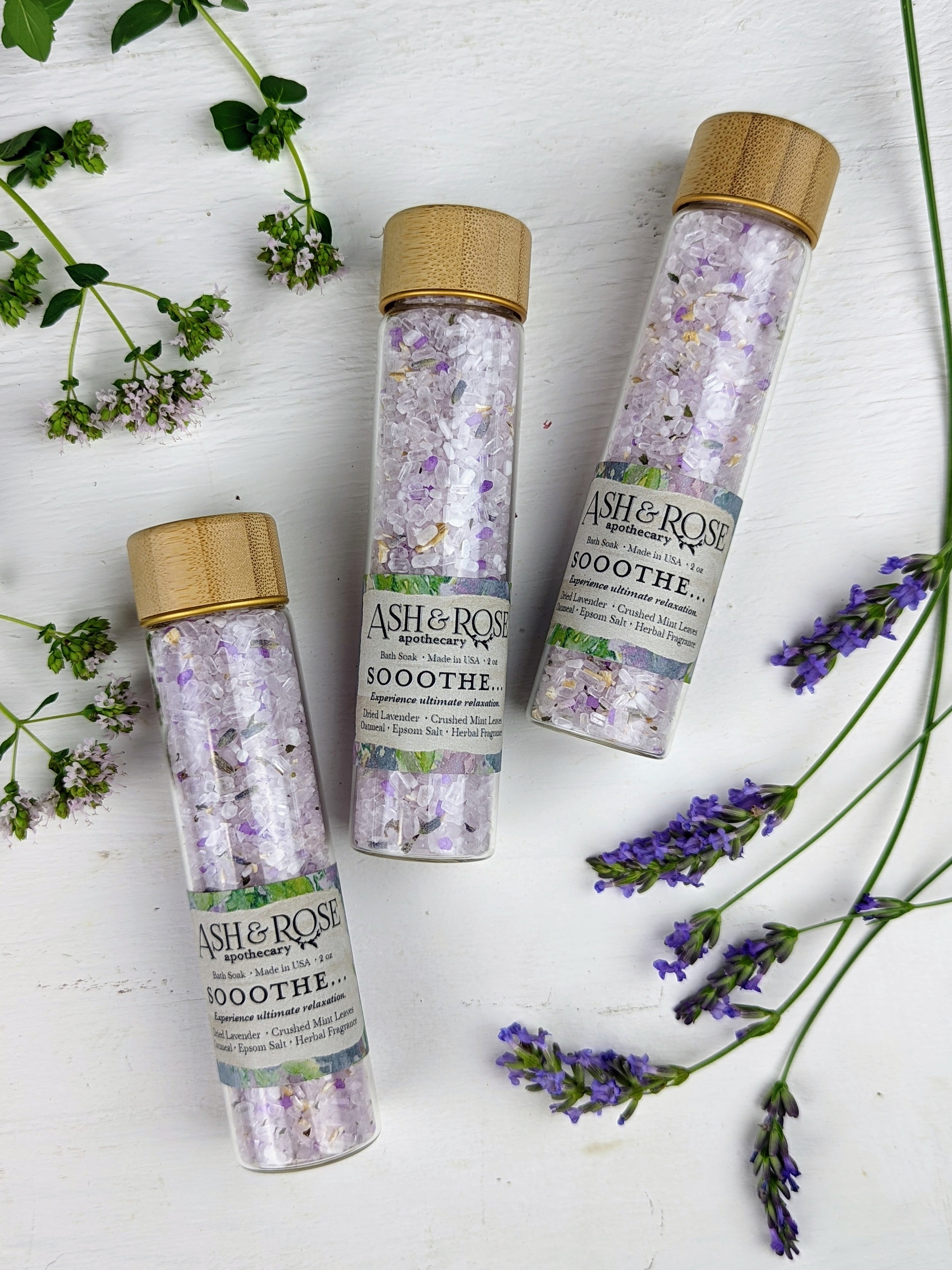 Sooothe Lavender Oatmeal Bath Soak Vial