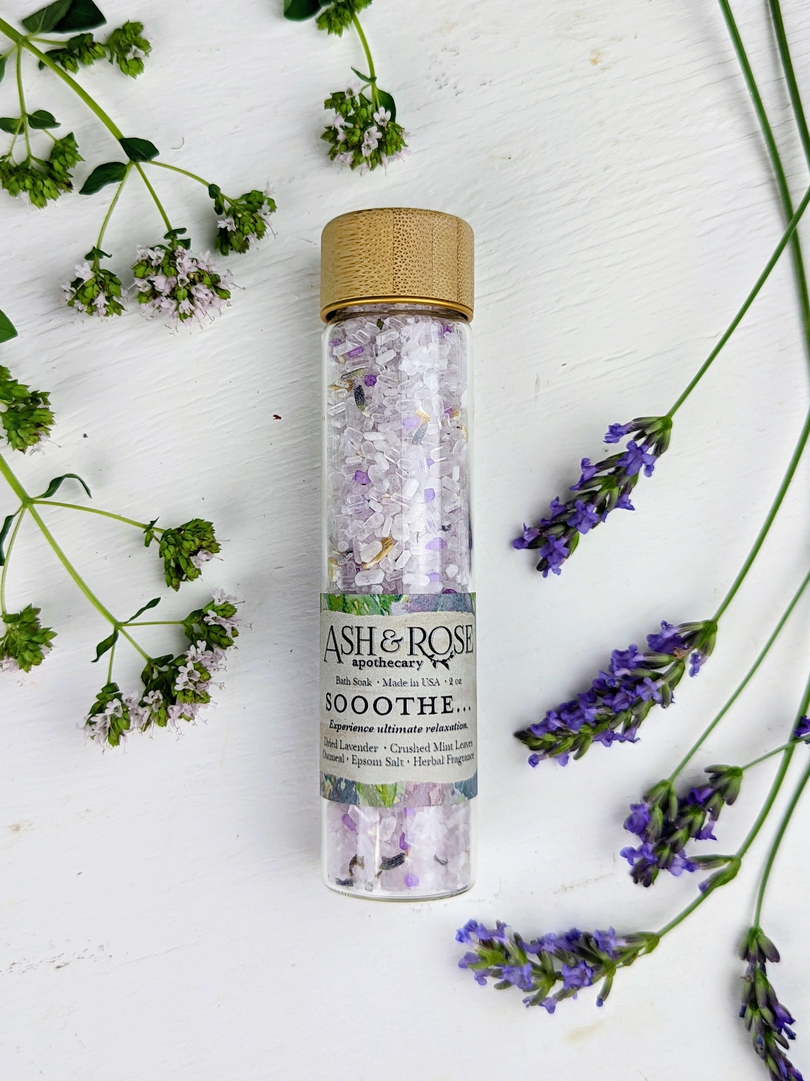 Sooothe Lavender Oatmeal Bath Soak Vial