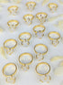 Raw Moonstone Prong Ring - FINAL SALE