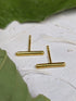 Bar Stud Earrings