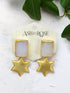 Druzy Star Statement Earrings - FINAL SALE