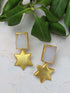 Druzy Star Statement Earrings - FINAL SALE