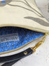 Blue Poppy Wristlet Purse
