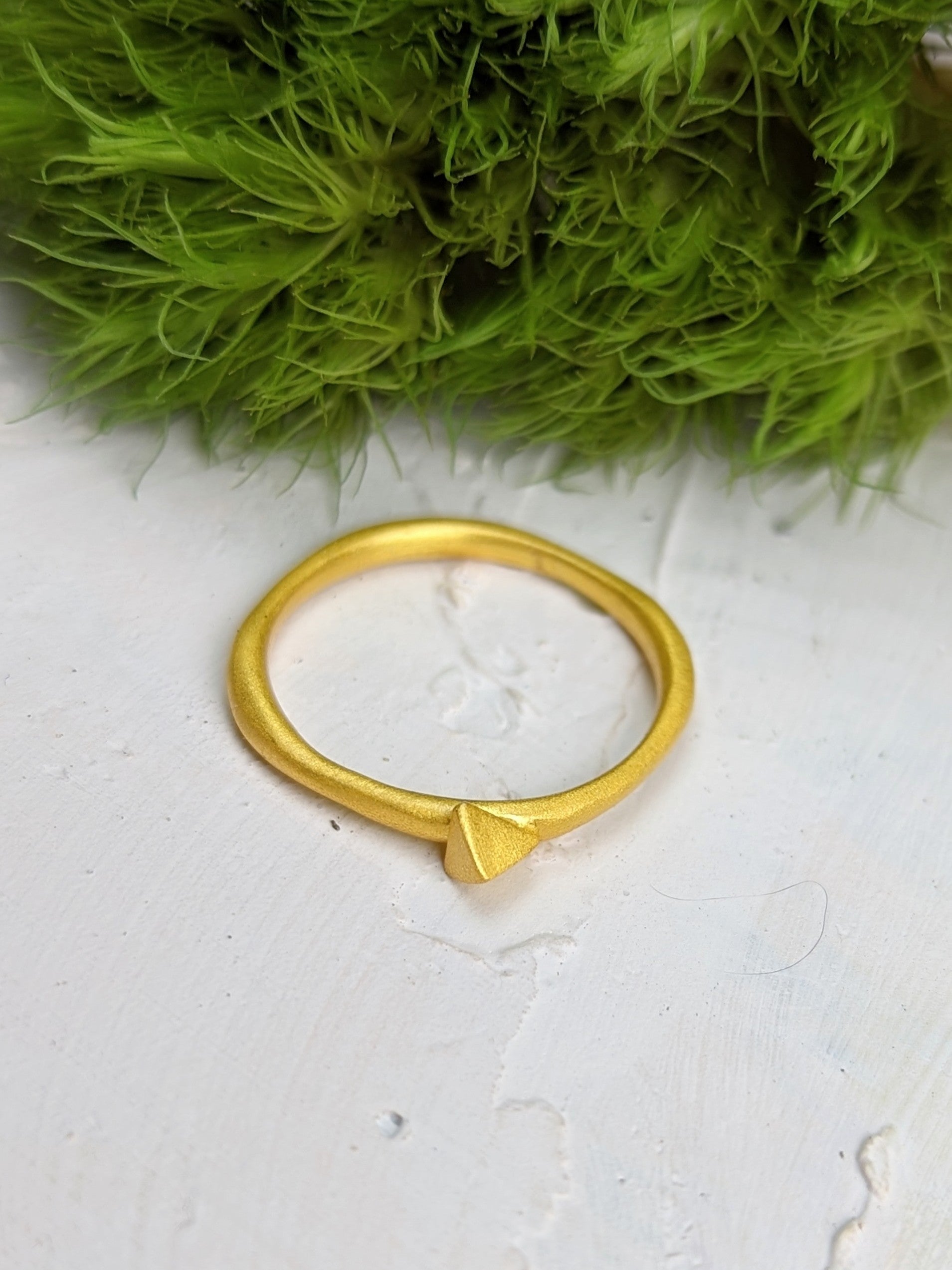 Triangle Stud Stacking Ring - FINAL SALE
