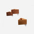 Triangle self-watering, wall-mounted planter by Formr