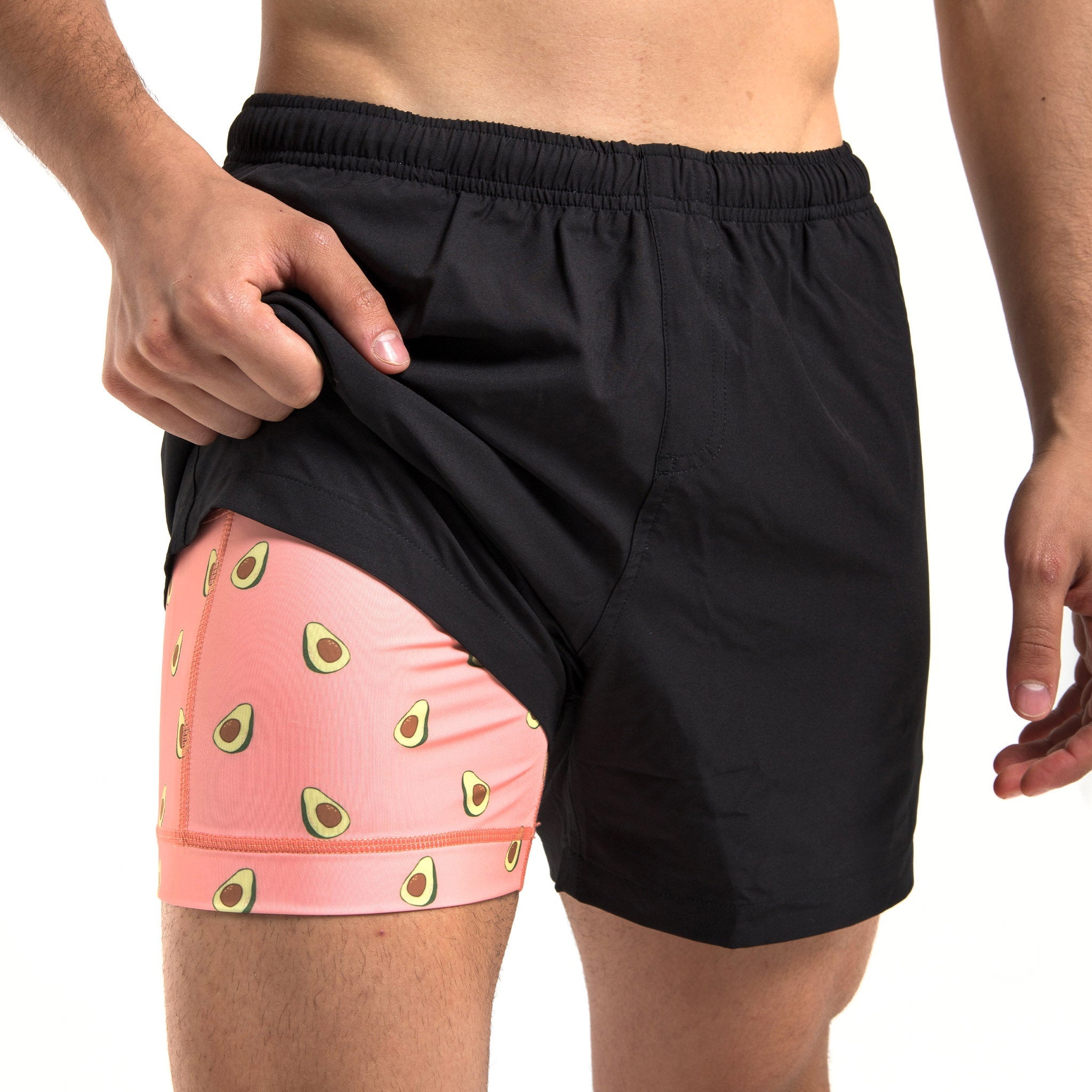 Performance Gym Short + Compression Liner - Black