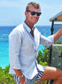 Linen ShIrt - Blue