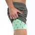 Performance Gym Short + Compression Liner - Green