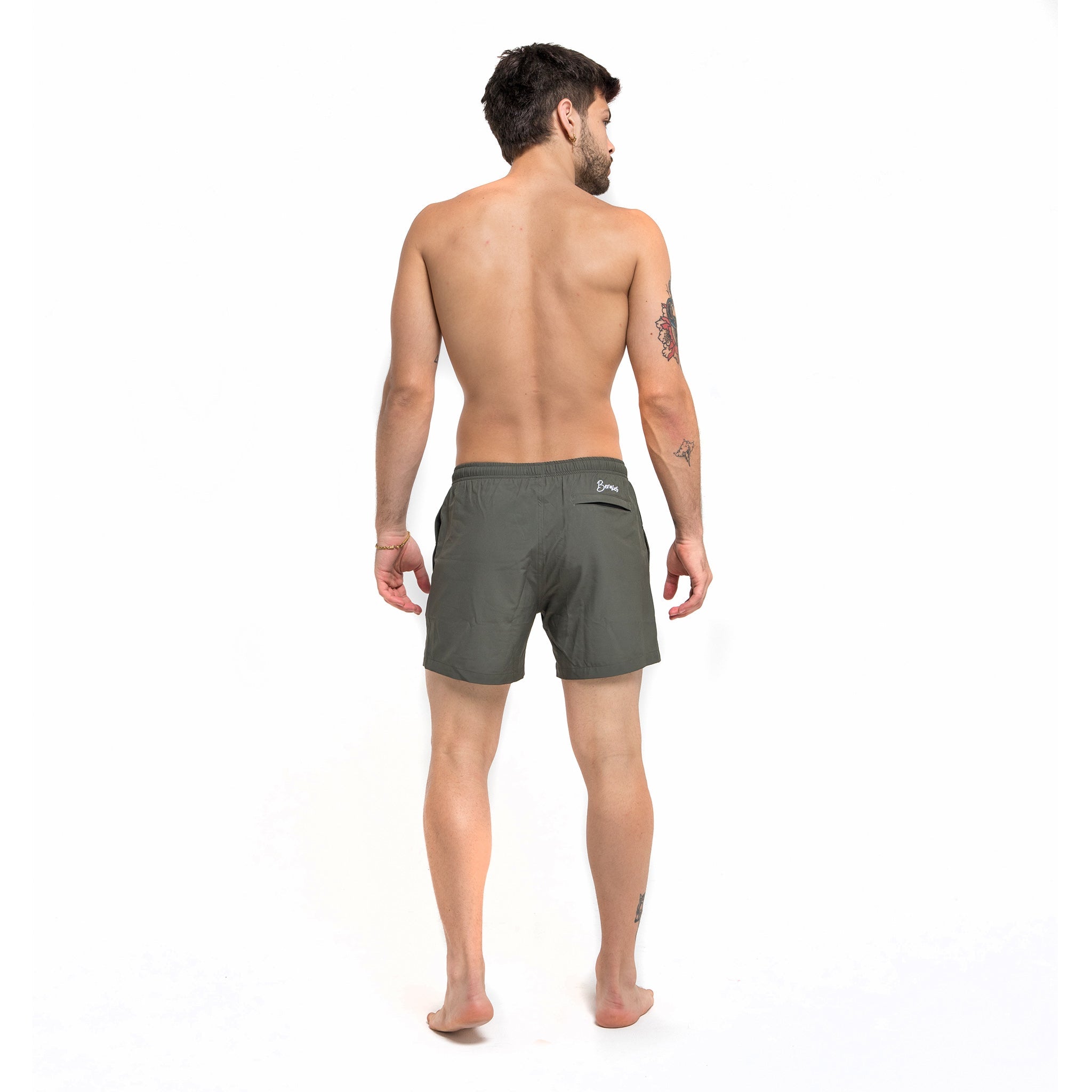 Performance Gym Short + Compression Liner - Green